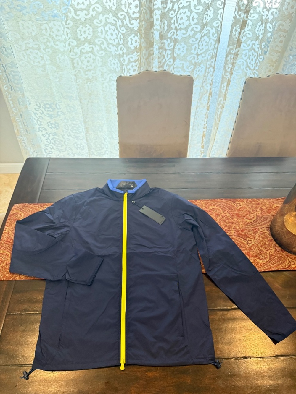 Greyson Men's Large Maltese Blue Trailwolf Jacket MSRP $190
